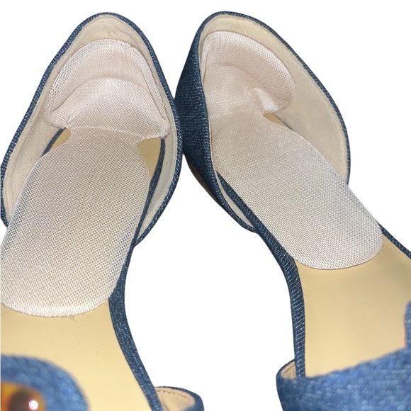 Talbots Denim Flats with Tortoise Accent - Picture 7 of 8